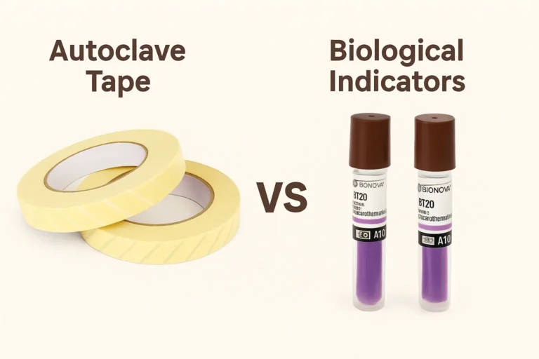 Biological-and-autoclave-tape-indicator-sterilization